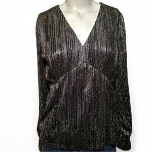 Long Sleeve Babydoll Style Blouse